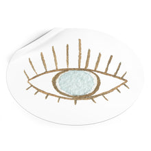 Load image into Gallery viewer, Evil Eye - Round Vinyl Stickers