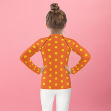 Load image into Gallery viewer, Kawaii Happy Suns - Kids Rash Guard