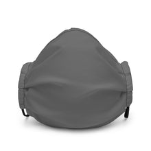 Load image into Gallery viewer, Gray unisex premium face mask