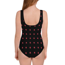 Load image into Gallery viewer, Black & Red - Youth Swimsuit