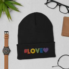 Load image into Gallery viewer, # Love - Cuffed Beanie