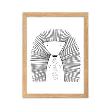 Load image into Gallery viewer, Porcupine - Framed matte paper poster