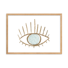 Load image into Gallery viewer, Evil Eye Framed matte paper poster