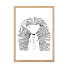 Load image into Gallery viewer, Porcupine - Framed matte paper poster