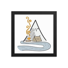 Load image into Gallery viewer, Camping by The River - Framed poster