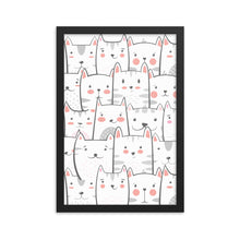 Load image into Gallery viewer, Cats - Framed poster