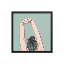 Load image into Gallery viewer, Tired Girl - Framed poster