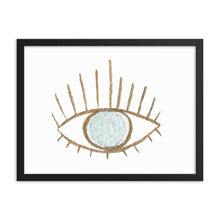 Load image into Gallery viewer, Evil Eye Framed poster