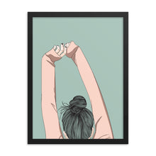 Load image into Gallery viewer, Tired Girl - Framed poster