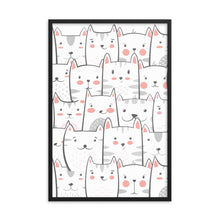 Load image into Gallery viewer, Cats - Framed poster