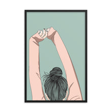 Load image into Gallery viewer, Tired Girl - Framed poster