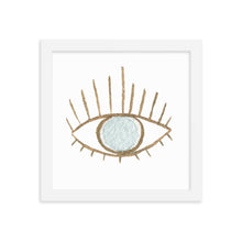 Load image into Gallery viewer, Evil Eye Framed poster