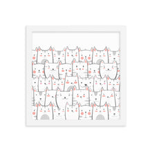 Load image into Gallery viewer, Cats - Framed poster