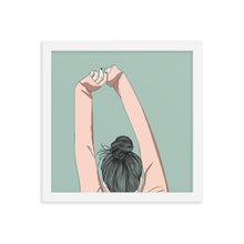 Load image into Gallery viewer, Tired Girl - Framed poster