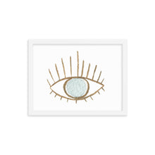 Load image into Gallery viewer, Evil Eye Framed poster