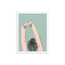 Load image into Gallery viewer, Tired Girl - Framed poster
