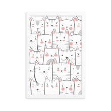 Load image into Gallery viewer, Cats - Framed poster