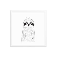 Load image into Gallery viewer, Racoon - Framed poster