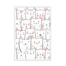 Load image into Gallery viewer, Cats - Framed poster
