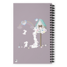 Load image into Gallery viewer, Bunnies - Spiral notebook