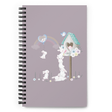 Load image into Gallery viewer, Bunnies - Spiral notebook