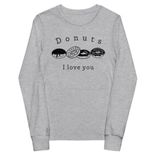 Load image into Gallery viewer, Donuts - Youth long sleeve tee