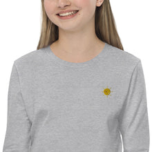 Load image into Gallery viewer, Sunflower - Youth long sleeve tee