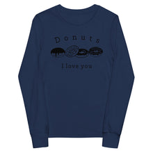 Load image into Gallery viewer, Donuts - Youth long sleeve tee