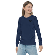 Load image into Gallery viewer, Heart - Youth long sleeve tee