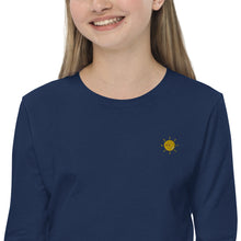 Load image into Gallery viewer, Sunflower - Youth long sleeve tee