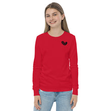 Load image into Gallery viewer, Heart - Youth long sleeve tee