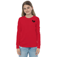 Load image into Gallery viewer, Heart - Youth long sleeve tee