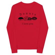 Load image into Gallery viewer, Donuts - Youth long sleeve tee