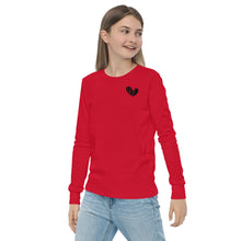 Load image into Gallery viewer, Heart - Youth long sleeve tee