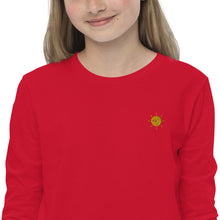 Load image into Gallery viewer, Sunflower - Youth long sleeve tee