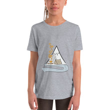 Load image into Gallery viewer, Camping by the river - Youth Short Sleeve T-Shirt