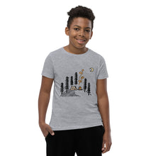Load image into Gallery viewer, Camping at night - Youth Short Sleeve T-Shirt