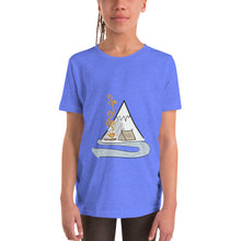 Load image into Gallery viewer, Camping by the river - Youth Short Sleeve T-Shirt