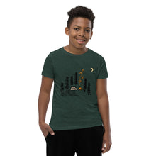 Load image into Gallery viewer, Camping at night - Youth Short Sleeve T-Shirt