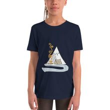 Load image into Gallery viewer, Camping by the river - Youth Short Sleeve T-Shirt