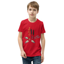 Load image into Gallery viewer, Camping by the fire - Youth Short Sleeve T-Shirt