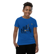 Load image into Gallery viewer, Camping at night - Youth Short Sleeve T-Shirt