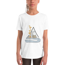 Load image into Gallery viewer, Camping by the river - Youth Short Sleeve T-Shirt
