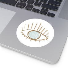 Load image into Gallery viewer, Evil Eye - Round Vinyl Stickers
