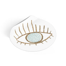 Load image into Gallery viewer, Evil Eye - Round Vinyl Stickers

