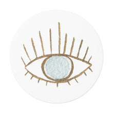 Load image into Gallery viewer, Evil Eye - Round Vinyl Stickers
