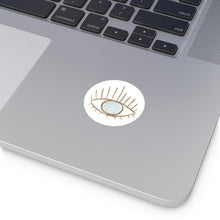 Load image into Gallery viewer, Evil Eye - Round Vinyl Stickers
