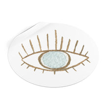 Load image into Gallery viewer, Evil Eye - Round Vinyl Stickers
