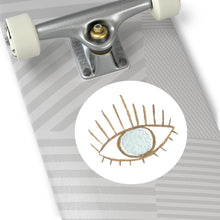 Load image into Gallery viewer, Evil Eye - Round Vinyl Stickers
