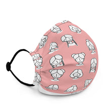 Load image into Gallery viewer, Cute Bun &amp; Braids - Premium face mask
